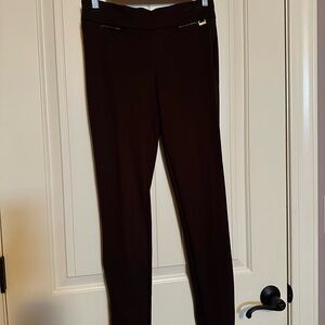 Anne Klein Dark Brown Leggings